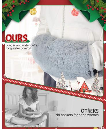 Monkrict 2L Long Hot Water Bottle - Soft Fluffy Design for Neck, Back, Legs & Shoulders - 72x12cm Dark Grey - Perfect Gift for Thanksgiving & Christmas - Buy Online on GoSupps.com