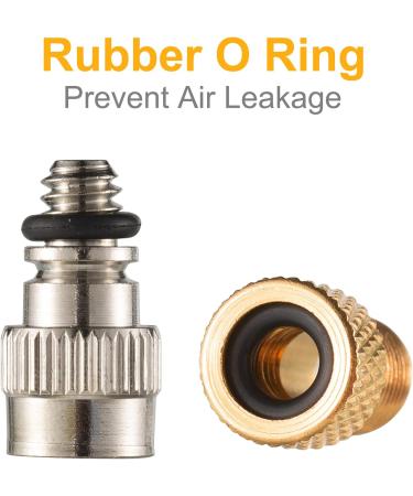 QEEFOP Bicycle Valve Adapter Set - Sclaverand Valves for Compressor & Air Pumps - Universal Bicycle Valve Solution - Buy Online on GoSupps.com