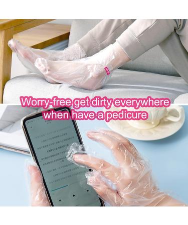 200pcs Paraffin Wax Liners for Feet and Hands - Larger Thicker Plastic Bags for Paraffin Bath Mitts & Gloves - Buy Online on GoSupps.com