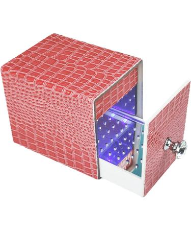 Fairnull Manicure Drill Organizer - Pink Nail Drill Storage with Integrated LED Light - Perfect for Professional & Home Use - Buy Online on GoSupps.com