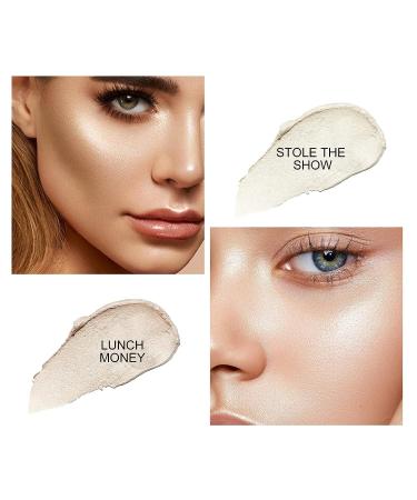 Ownest 2 Colors Highlighter Stick - Waterproof Shimmer Cream Powder for a Radiant Glow - Buy Online on GoSupps.com