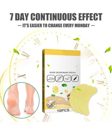 Stop Shoe Odor Shoe Deo Dorant Patch. Refreshes Shoe With NATURAL LEMON EXTRACT (Universal) Odor Eliminator Stronger Than Shoe Deo Dorizer Spray For Smelly Feet 10PCS (White One Size) 1 Count (Pack of 1) White - Buy Online on GoSupps.com