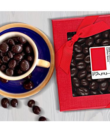 Rita Farhi Dark Chocolate Coated Coffee Beans in a Luxury Gift Box 200g - New Palm Oil Free Recipe Dark Chocolate Coffee Beans - Buy Online on GoSupps.com