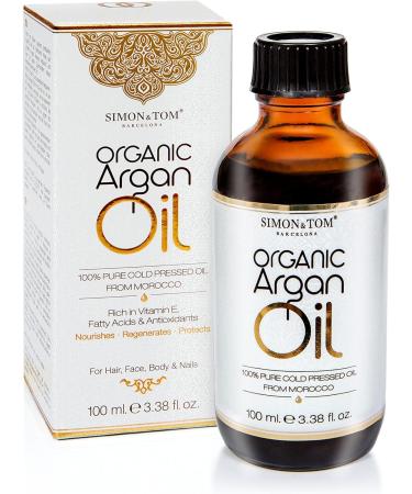 Simon & Tom Huile d Argan Marocaine BIO certif e ECOCERT Vegan 100 ml