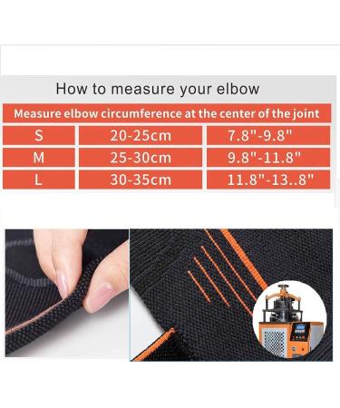Yamonic Adjustable Elbow Support Sleeve - Optimal Relief for Tennis Golf Weightlifting & Tendinitis | Medium (25-30cm) - International Shipping Available - Buy Online on GoSupps.com