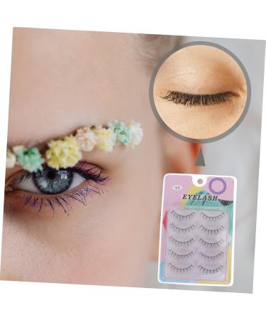 minkissy 5 Pairs Fake Eyelashes Artificial Eyelashes Eyelash Decoration Fake Lashes False Eyelashes Chic Eyelash Decor Artificial Fiber Lash Girl Cosmetics Women Makeup Lash Eyes Decorate - Buy Online on GoSupps.com
