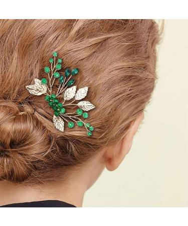 Black Rhinestone Bridal Hair Comb Vintage Onyx Teardrop Small Headpiece Crystal Decorative Wedding Hair Combs Bridal Side Combs Accessories for Women - Buy Online on GoSupps.com