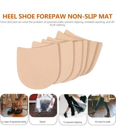 3 Pairs Anti-Slip Shoe Stickers | Non-Slip Sole Pads & Grip Cushions | Beige Shoe Repair Protection - Buy Online on GoSupps.com