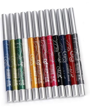 POPETPOP 12 Pcs Eye Liner Liquid Liner Waterproof Suit Eyeliner Pen Makeup Pen Liquid Eyeliner Highlight - Buy Online on GoSupps.com