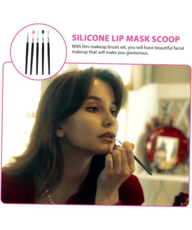 WOONEKY 5pcs Silicone Eyeshadow Brush Creme Eyeshadow Stick Cream Makeup Brush Cream Applicator - Buy Online on GoSupps.com