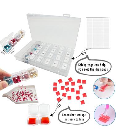 96pcs Diamond Painting Tools Kit with Storage Containers - DIY Diamond Art Supplies - Buy Online on GoSupps.com