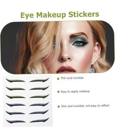 Healvian 36 Pairs Glitter Eyeliner Invisible Eye Line Strips Invisible Eyelid Tapes Eye Lift Strips Sticker - Buy Online on GoSupps.com