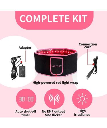 Red Light Therapy Body Belt for Muscle Pain Relief and Metabolism Improvement - Buy Online on GoSupps.com