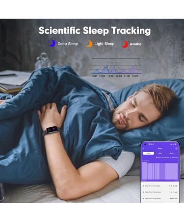 MeoOnley Fitness Watch - IP68 Waterproof Smartwatch with Pedometer Pulse Monitor Sleep Tracking for Men & Women - Compatible with Android & iOS - Buy Online on GoSupps.com