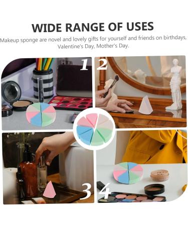 MAGICLULU 10 Sets Triangular Sponge Puff Portable Makeup Powder Puff Powder Makeup Foundation Puff Makeup Sponge Esponjas Para Maquillaje Face Sponges Dry Puff Wet and Dry - Buy Online on GoSupps.com