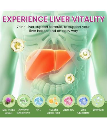 Liver Cleanse Detox & Repair Liver Support Milk Thistle Drops with Glutathione, NAC, ALA, Vitamin C, Zinc & Selenium for Liver Cleanse & Defense, Immune & Skin Support - Strawberry Flavor, 2 Fl Oz Strawberry 1 Fl Oz (Pack o  - Buy Online on GoSupps.com