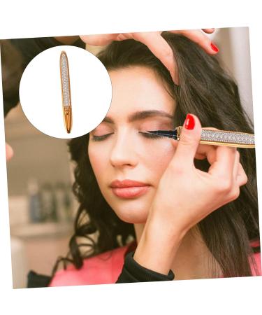 Beavorty 3pcs Self Adhesive Mascara Makeup Eyeliner Black Self-adhesive Eye Liner Make up Paste Drill 1 count (Pack of 1) Goldenx3pcs - Buy Online on GoSupps.com