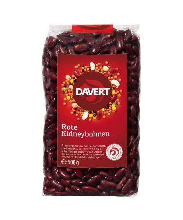Davert Red Kidney Beans 500g - Organic & High-Quality Legumes for International Shipping - Buy Online on GoSupps.com