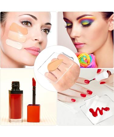 Housoutil Palette de Maquillage Portable en Acrylique avec Spatule en Acier Inoxydable Palette de M lange pour Fonds de Teint et Cr mes pour Maquilleurs Professionnels et Amateurs Inclut - Buy Online on GoSupps.com