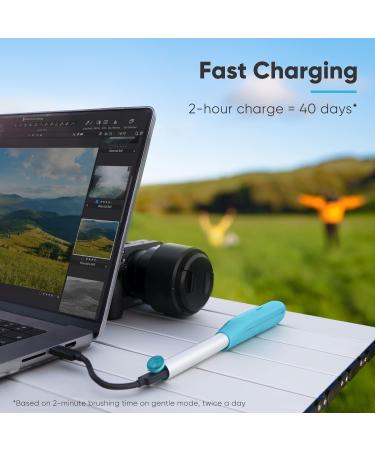 Soocas Spark Portable Electric Toothbrush - Silver | Compact Design, Powerful, Smart Timer, USB-C Rechargeable, Travel Case included - Buy Online on GoSupps.com