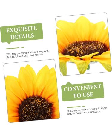 ABOOFAN 20 Pcs Simulated Sunflower Mini Sombrero DIY Crafts Fake Yellow Flowers Jackets Applique Hat Filler As Shownx2pcs 10X10X2CMx2pcs - Buy Online on GoSupps.com