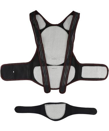 Lumbar Supports Self-Heating Vest 108Pcs Magnetic Tourmaline Back Support Belt Brace Therapy Posture Corrector Waist Lumbar Support Belt Gym Corset for Men Women (Size : X-Large) (X) (Large) - Buy Online on GoSupps.com