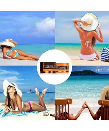 Tanning Cream Natural Sun Tanning Lotion for Bronzing Melanogenic Cream Intensive Tanning Luxe Gel Tanning Cream Effective in Solarium and Outdoors Achieve a Natural Tan (150 g) - Buy Online on GoSupps.com