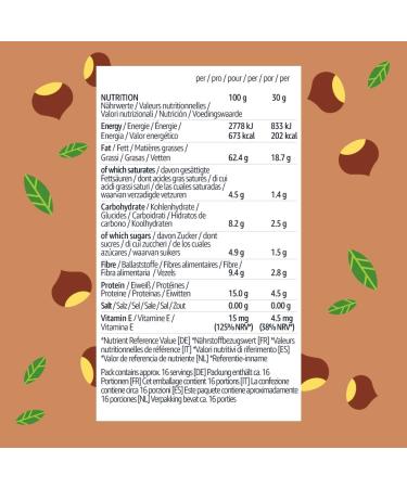 Amazon Brand Happy Belly Roasted & Unsalted Hazelnuts - 500g (Pack of 2) | International Shipping Available - Buy Online on GoSupps.com