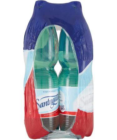Santagata Natural Sparkling Mineral Water - 6 bottles of 1.5 liters - Buy Online on GoSupps.com