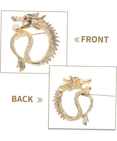 Shop Aboofan Dragon Zodiac Brooch - Stylish Alloy Pin for Clothing | Unique Chinese Zodiac Jewelry for Women & Men - Buy Online on GoSupps.com