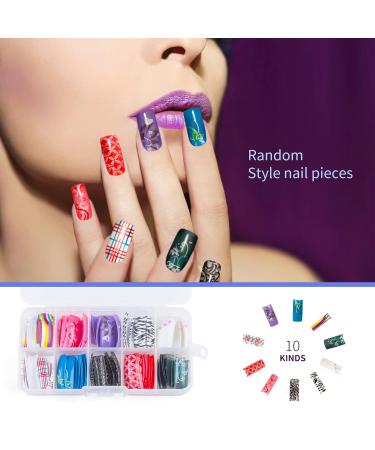 100 Pcs French Style False Acrylic Nail Art Tips with Clear Cases - Nail Salon Quality, DIY Ballerina Nails - Buy Online on GoSupps.com