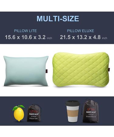 Royalo X-Foam Inflatable Camping Pillow Lite with Washable Cover | Portable Neck & Lumbar Support for Backpacking, Hiking, Travel | Ultralight & Comfortable - Buy Online on GoSupps.com
