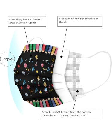 Kids Disposable Face_Mask Children Outdoor Back To School Supplies 3-Ply Breathable Auti-Dust Mouth Nose Protective Covers B-20pcs Kids - Buy Online on GoSupps.com