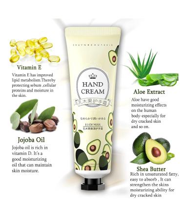 BeeYoYe 10 Pack Mini Hand Cream Set - Moisturizing Lotion for Dry Cracked Hands, Stocking Stuffers & Bulk Gifts - Travel Size Hand Care with Natural Plant Fruit Scents for Women - Buy Online on GoSupps.com