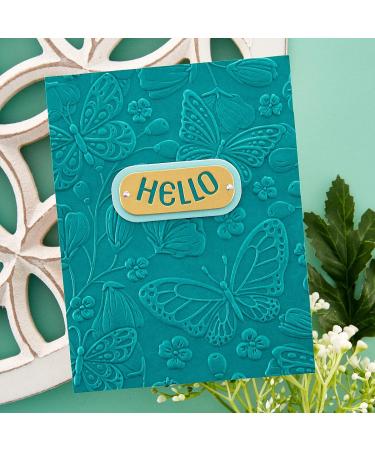 Spellbinders Beautiful Butterflies 3D Embossing Folder - Clear | Shop Now - Buy Online on GoSupps.com