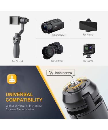 Zeadio Metal Mini Tripod - Desktop Tabletop Stand for Smooth 4, Osmo Mobile, Vimble 2, Gimbal Grip Stabilizer - Compact and Versatile - Buy Online on GoSupps.com