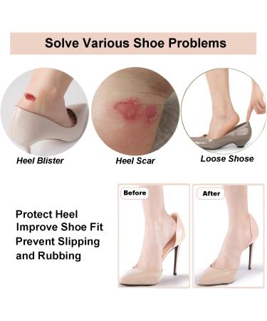 Shop Heel Pads & Inserts for Shoes | Comfort & Fit Solutions for Men & Women - 6 Pairs Beige & Black - Buy Online on GoSupps.com