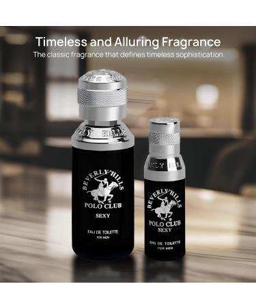Beverly Hills Polo Club BHPC Men's Eau De Toilette Bonus Pack featuring 1.7 oz EDT + Bonus 0.5 oz EDT (Sexy) - Buy Online on GoSupps.com