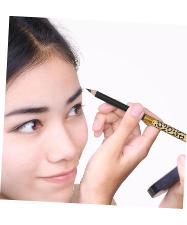 FRCOLOR Brown Gel Eyeliner 2pcs Black Eyeliner White Pencils White Eyeliner Pencil Eyebrow Palette Highlighter Girl 1 count (Pack of 1) Black - Buy Online on GoSupps.com