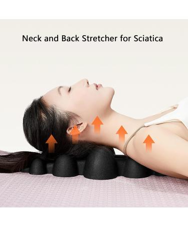 Lumbar Back Stretcher for Lower Back Pain Relief with Massager Spine Back Decompression Pilates Reformer Lumbar Stretcher Acupressure Neck and Back Stretcher for Sciatica (Honeycomb) - Buy Online on GoSupps.com