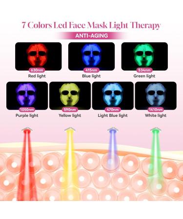 Zupora Red Light Therapy Mask - 7 Color LED Face Rejuvenation & Skin Care | International Shipping - Buy Online on GoSupps.com