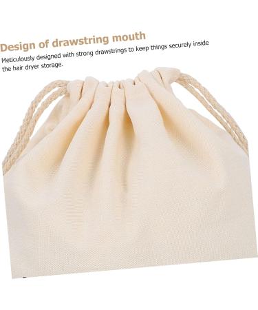 HAPINARY 3pcs Hair Dryer Storage Bag Drawstring Storage Bag Travel Laundry Blow Dryer Pouch Sac Beige Fabric - Buy Online on GoSupps.com