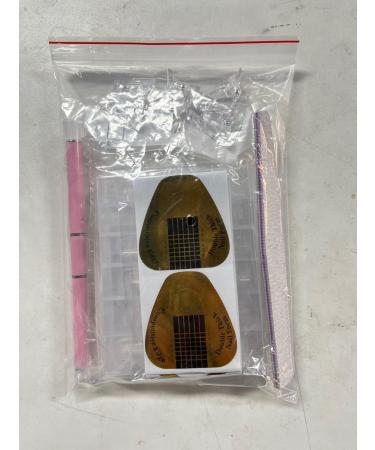 Kalolary 120PCS Gel Nail Dual Forms Set | Nail Art Stickers, Brush, File & Clips | Acrylic Nails Extension Kit - Buy Online on GoSupps.com