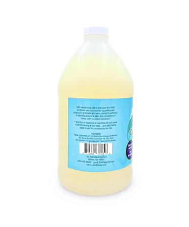 Unscented Pure Castile Liquid Soap - Vegan Non-GMO 64 fl. oz. for Face Hand & Body - Ideal for All Skin Types & Sensitive Skin - Made in USA - Buy Online on GoSupps.com