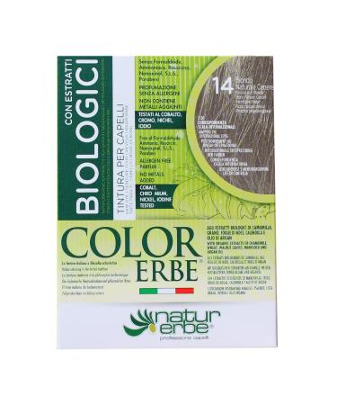 naturerbe Color Herb Extracts Bio Dyeing 14 Natural Ash Blonde