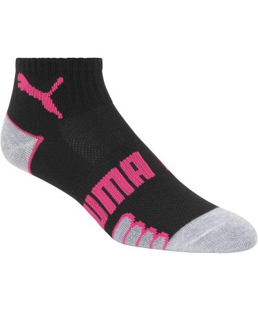PUMA Women's 6 Pack Quarter Crew Socks 9-11 Black - Comfort and Style - Buy Online on GoSupps.com
