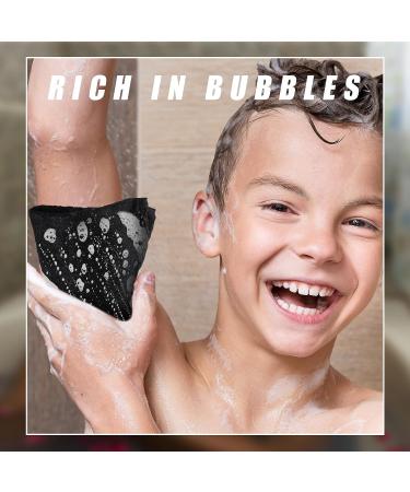 Tudomro Double Sided Exfoliating Wash Cloths - 10 Pack, 10x10 Inch, for Body Shower - Men and Women - Black - Buy Online on GoSupps.com