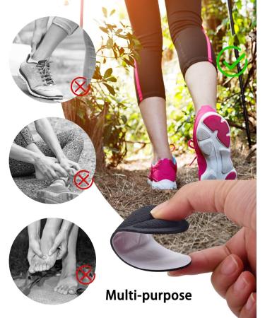 Self-Adhesive Heel Cushion Inserts - 10 Pairs - Prevent Heel Pain and Improve Shoe Fit for Women and Men - Buy Online on GoSupps.com