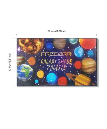 FREEORR 18 Colors Galaxy Eyeshadow Palette - High-Pigmented Shimmer & Matte Shades - Buy Online on GoSupps.com