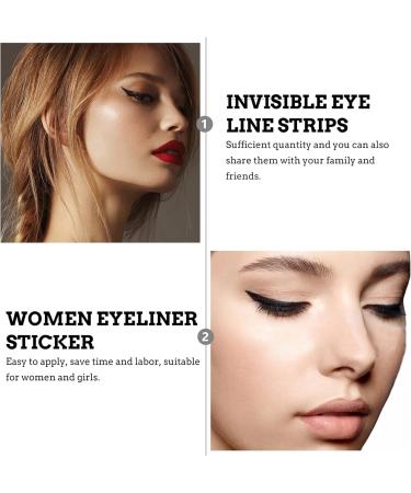 CANIGHT 36 Pairs Glitter Eyeliner DIY Eyelid Tape Double-sided Tape Eyeshadow Tape Eye Line Strip Sticker - Buy Online on GoSupps.com